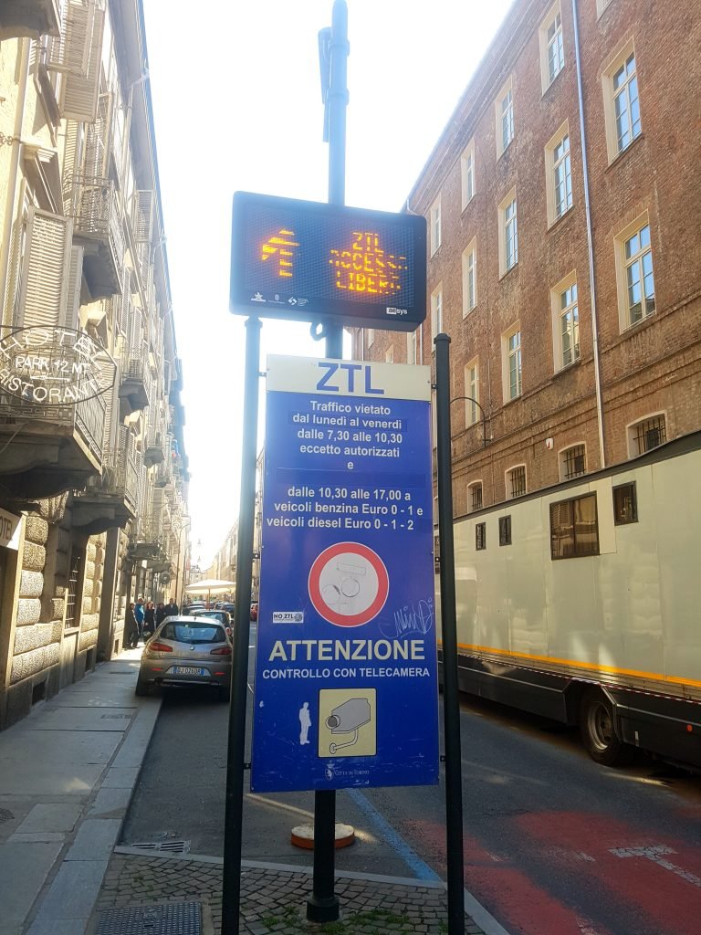 ZTL à Turin